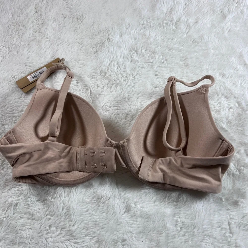 SKIMS Women's Fits Everybody‎ T-Shirt Bra Mica Tan Underwire 32D BR-TSH-2023 NEW - Picture 5 of 10